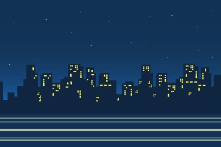 Пиксельный город