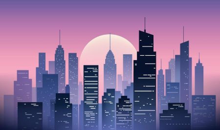 Небоскребы найт сити