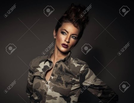 Макияж в стиле милитари