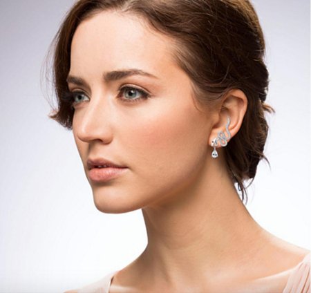 Пусеты серьги