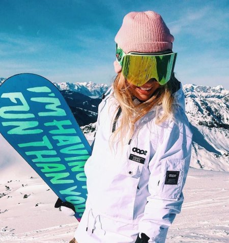 Сноуборд девушка