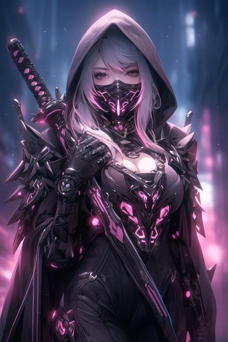 Красивая аниме девушка