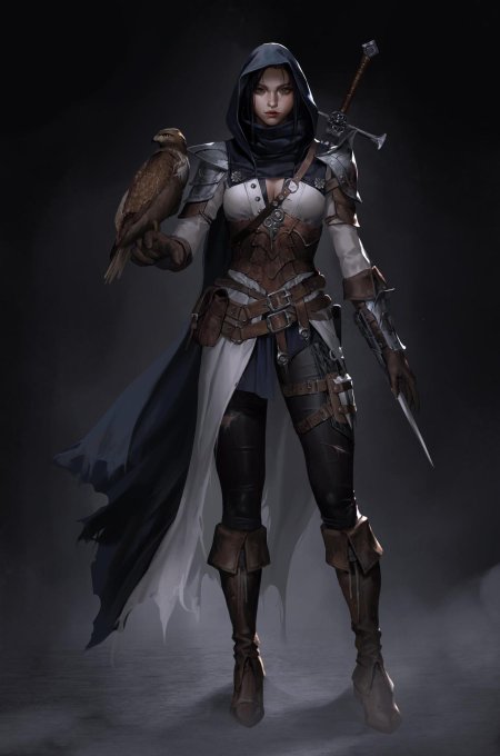 Девушка воин фэнтези