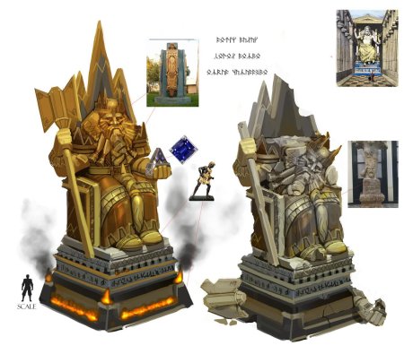 Дварф статуя