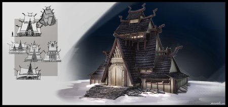 Архитектура викингов дом ярла