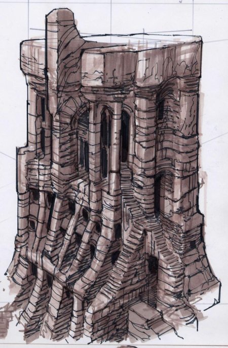 Концепт арт архитектура