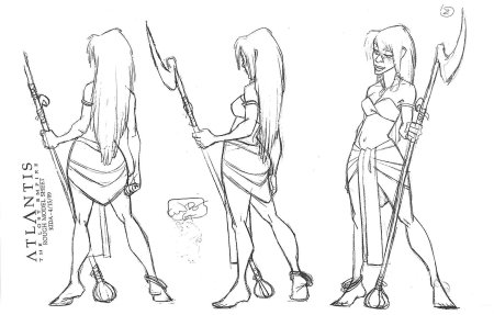 Атлантида концепт арт дисней