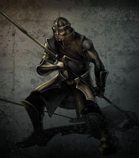 Воин с копьем