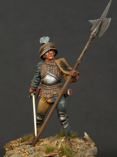 Испанский алебардщик 16-17 век