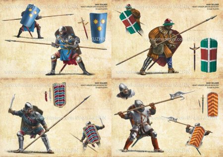 Копейщики средневековья армия