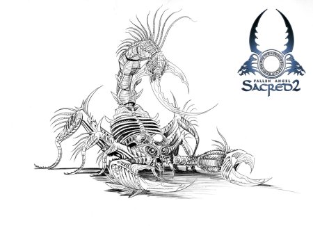 Эскиз скорпион