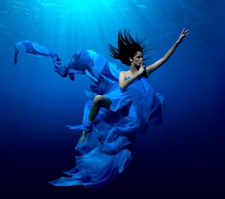 Фотосессия под водой