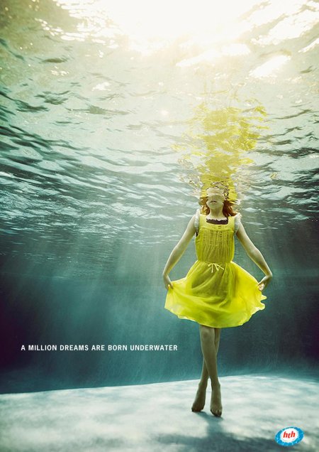 Фотосессия под водой