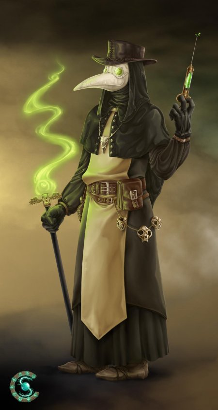 Чумной доктор арт