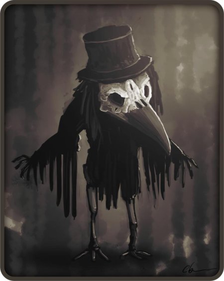 Чумной доктор ворон арт
