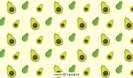 Мультяшное авокадо