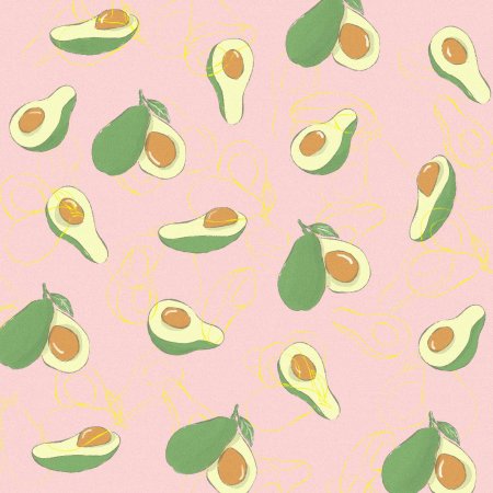 Фон с авокадо