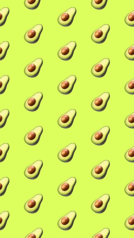 Авокадо мультяшное