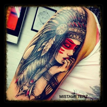 Тату индеец