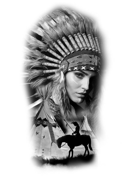 Индейская девушка