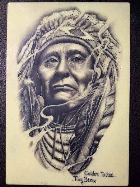 Тату индейцев апачи