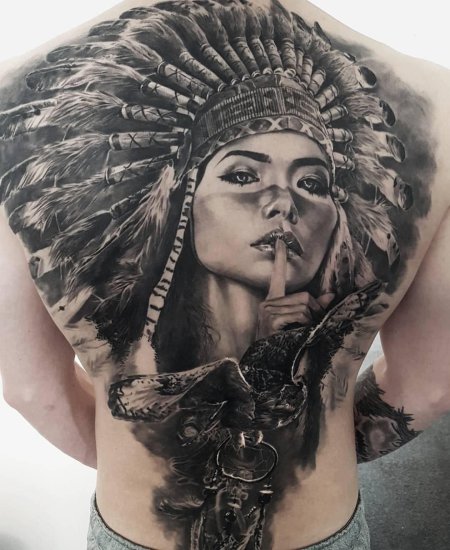 Тату индеец