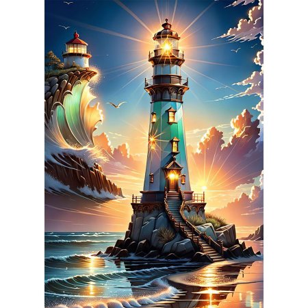 Маяк картина