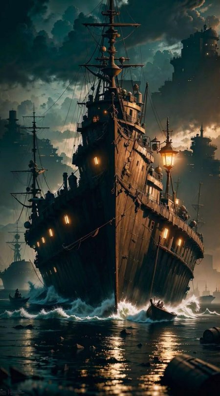 Картины кораблей