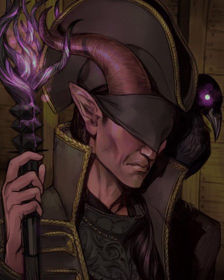 Тифлинг некромант