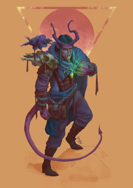 Тифлинг некромант