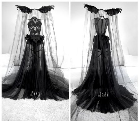 Платья референс готика