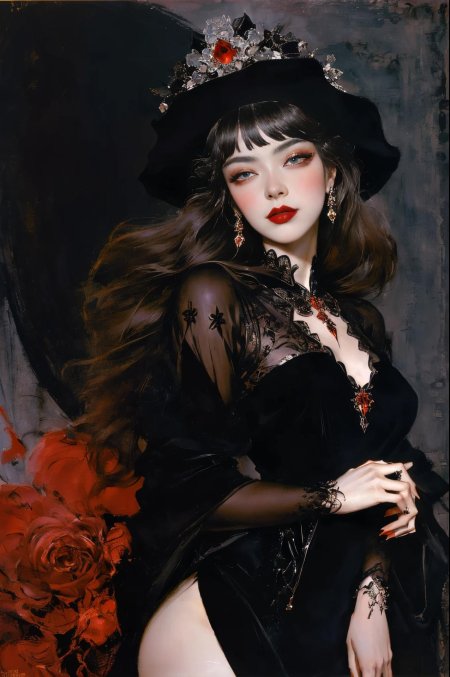 Готика девушка