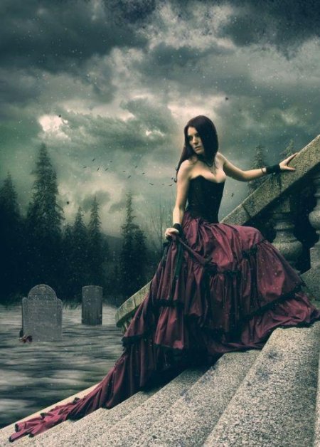 Девушка готика