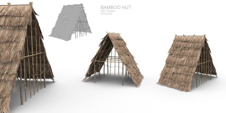 Шалаш из палок