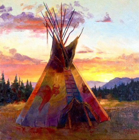 Жилище индейцев северной америки