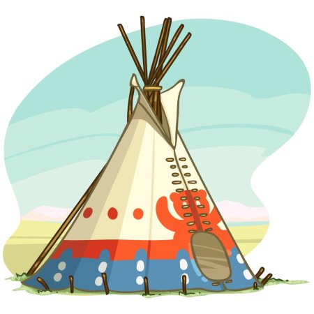 Вигвам индейцев северной америки