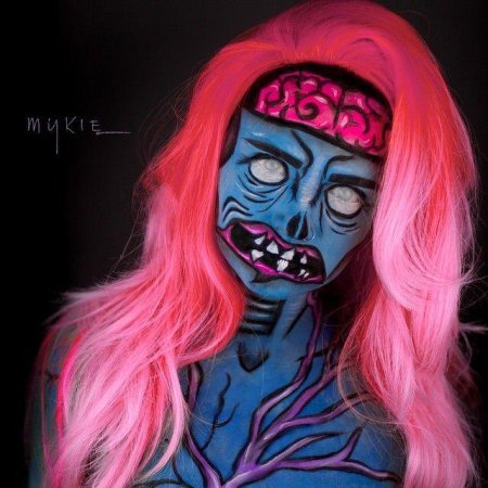 Макияж хэллоуин