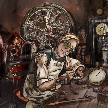 Часовщик картина