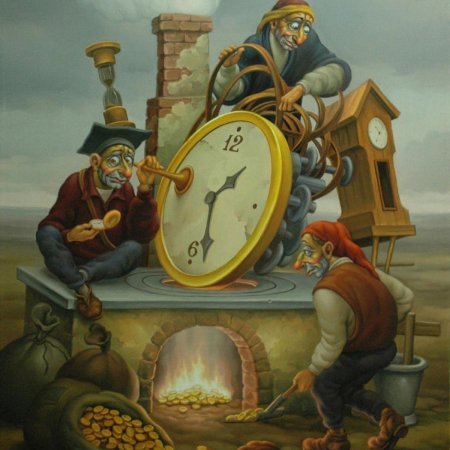 Сюрреализм в живописи часы