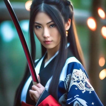 Красивая японская девушка