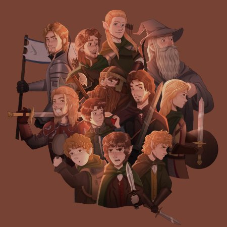 Толкин властелин колец арт