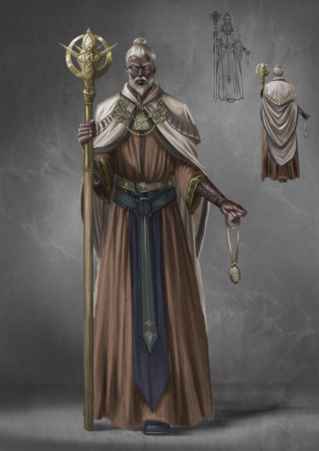 Священник днд арт