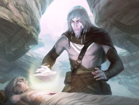 Маг целитель арт фэнтези