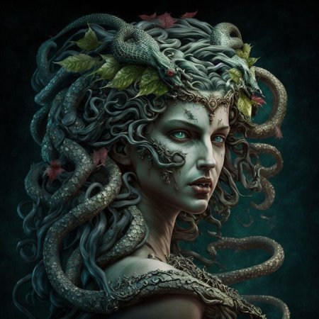 Медуза горгона бюст