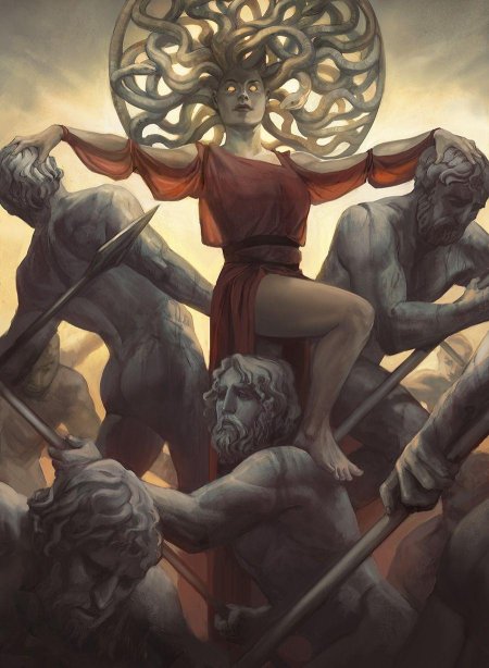 Персей с отрубленной головой медузы горгоны