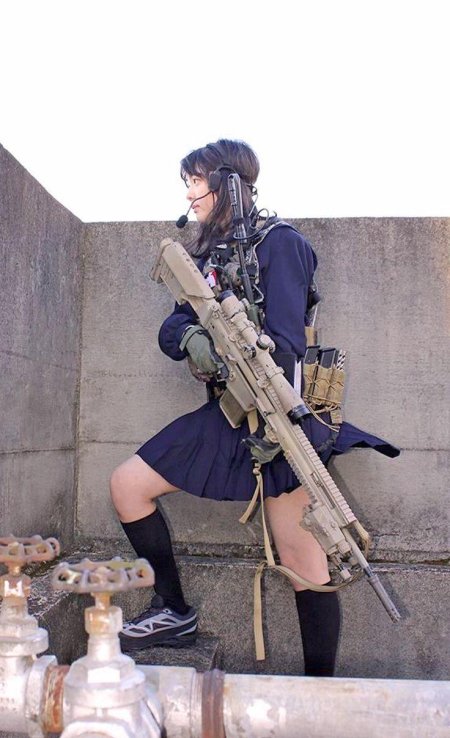 Девушки страйкболистки