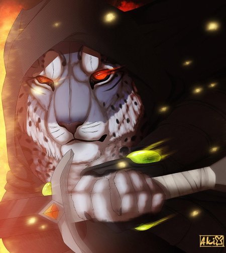 Воин леопард