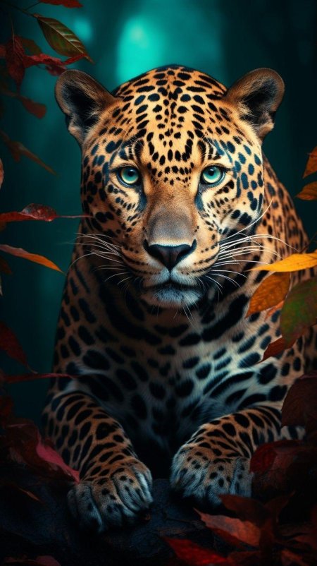 Красивый леопард