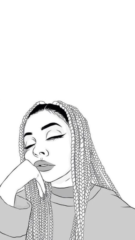 Раскраски девушки в стиле арт