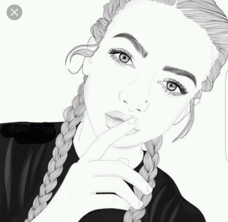 Рисунки девушек